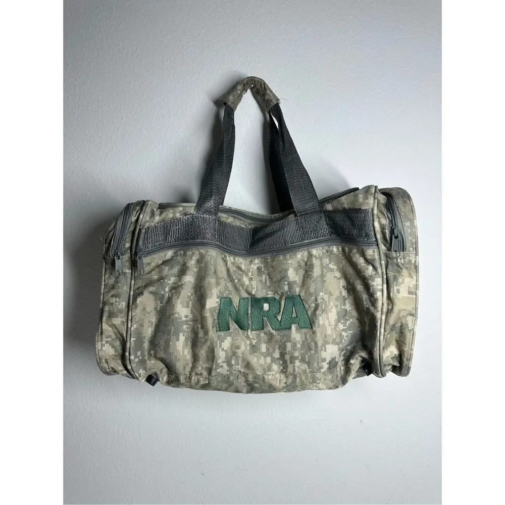 NRA Digital Camo Duffel Bag No shoulder strap